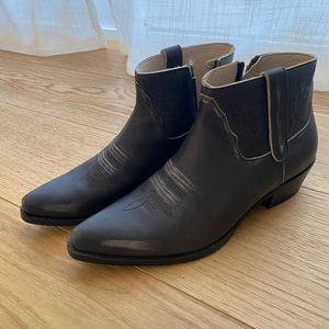 Anine Bing modern cowboy booties.